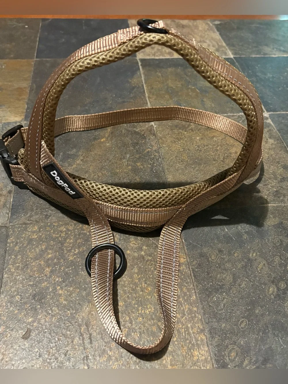 Mesh Step-In Harness - Brown